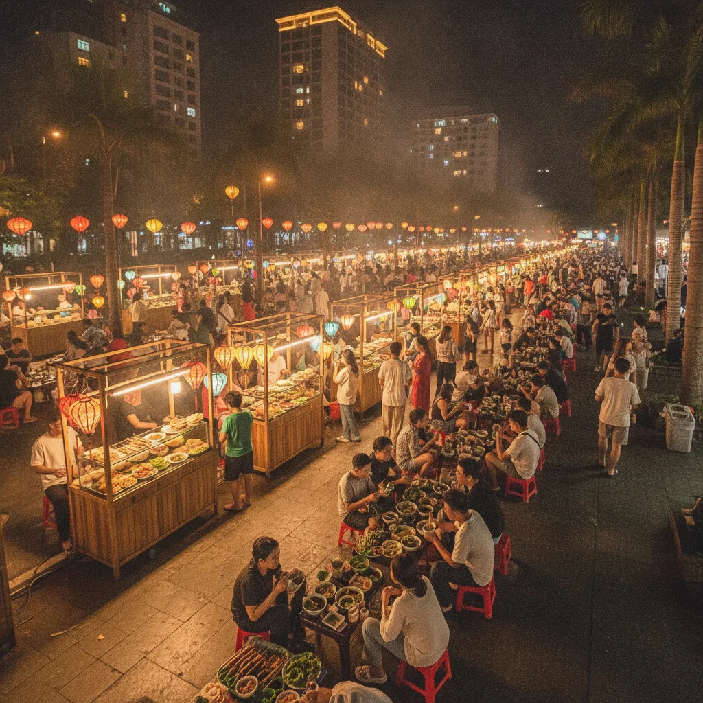 Food walk evening