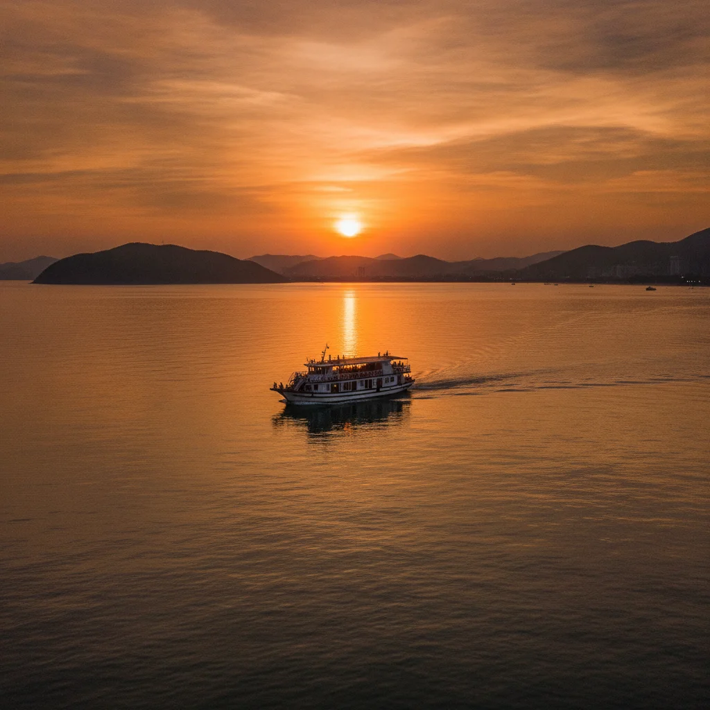 Sunset boat trip