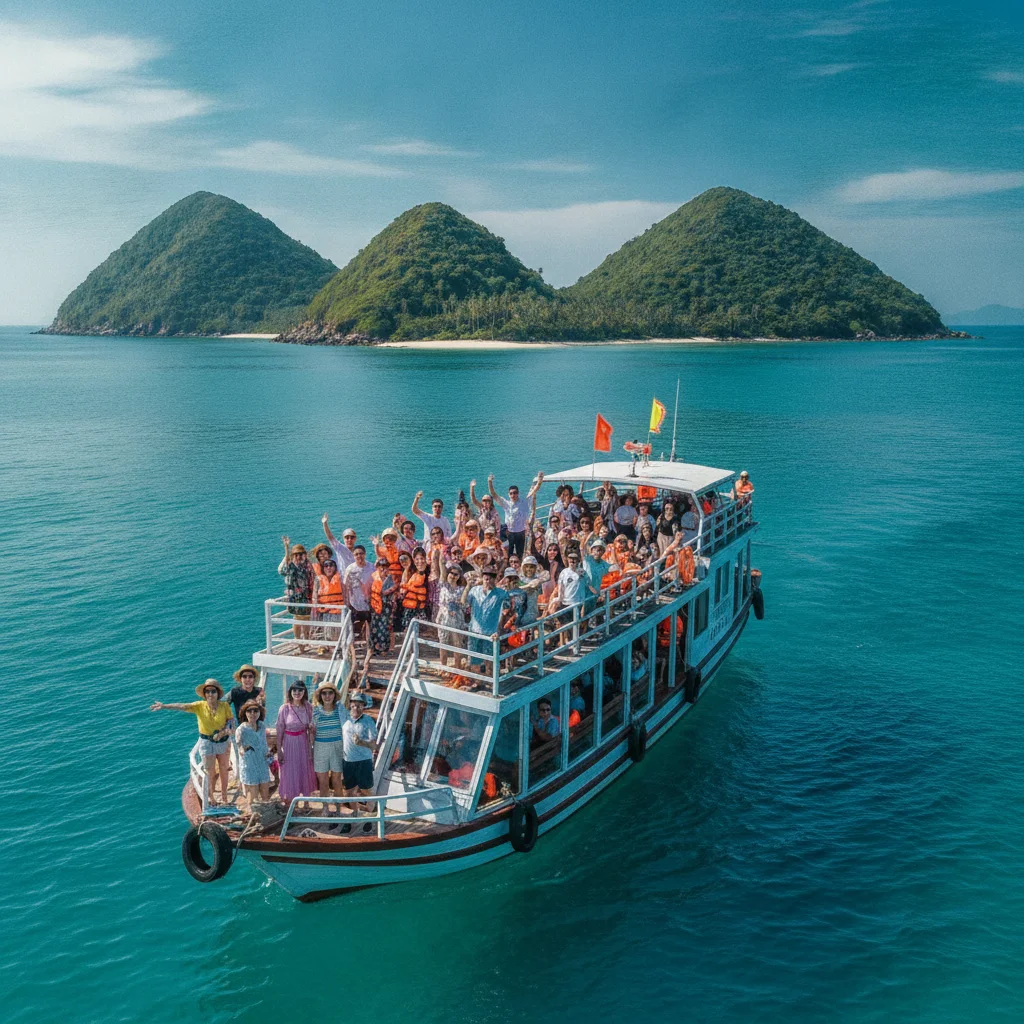 Three island day tour