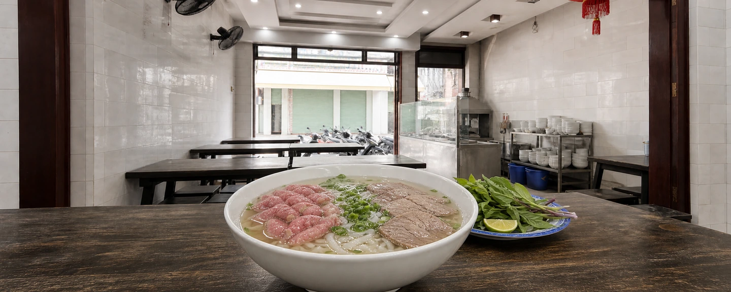 Phở tái & nạm (rare beef & brisket)