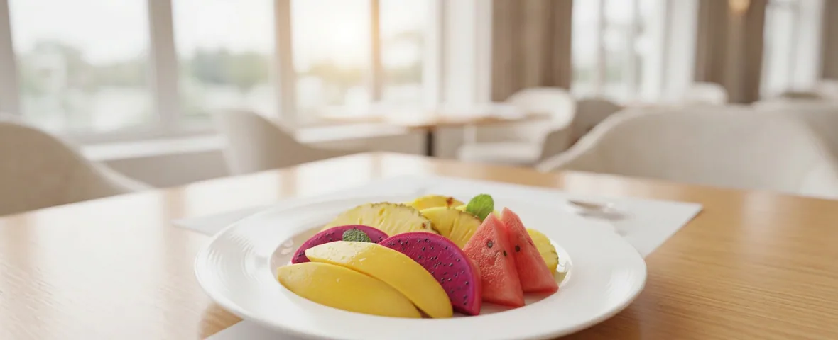 Tropical fruit plate