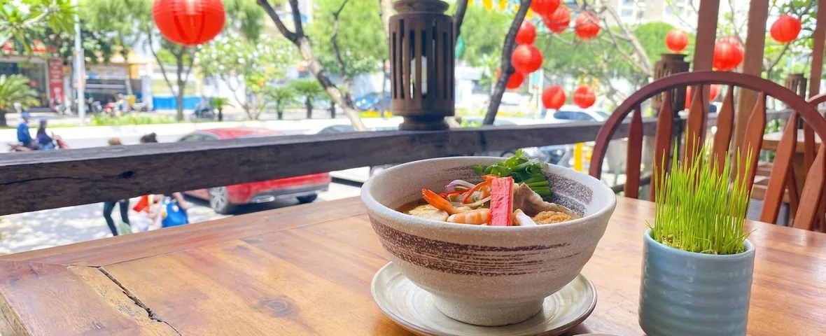 Seafood Thick Noodle Soup