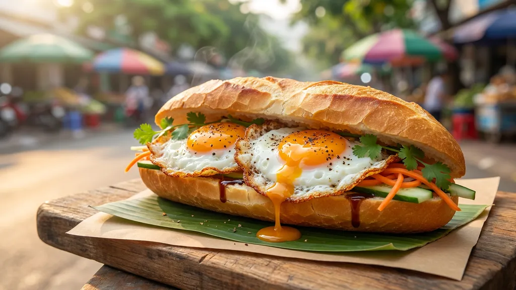 Ốp La — Fried Egg Baguette