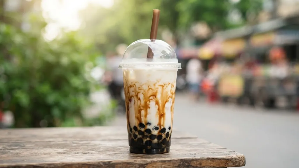 Fresh Milk with Brown Sugar Boba