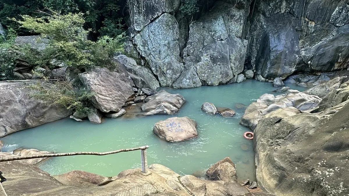 Ba Hồ Waterfalls and Paradise Beach