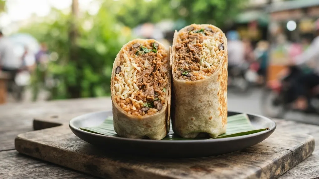 Pulled Pork & Coleslaw Burrito