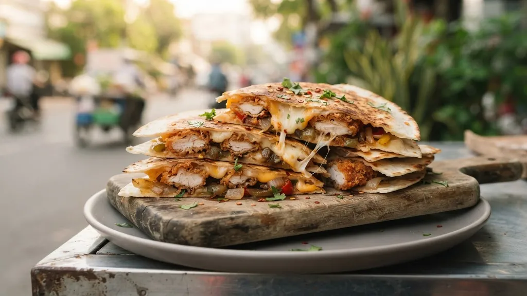 Crispy Chicken Quesadilla