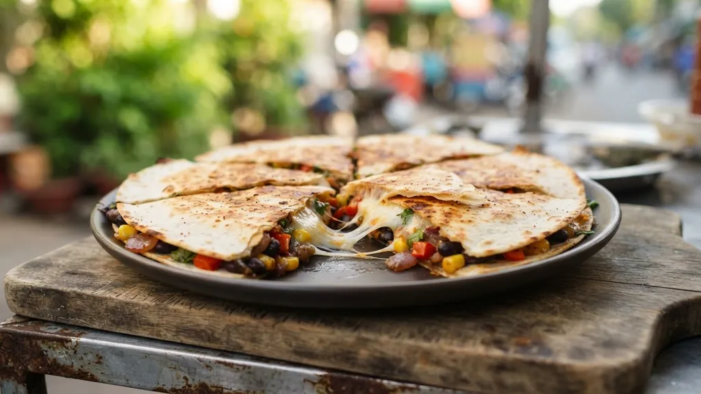 Loaded Veggie Quesadilla