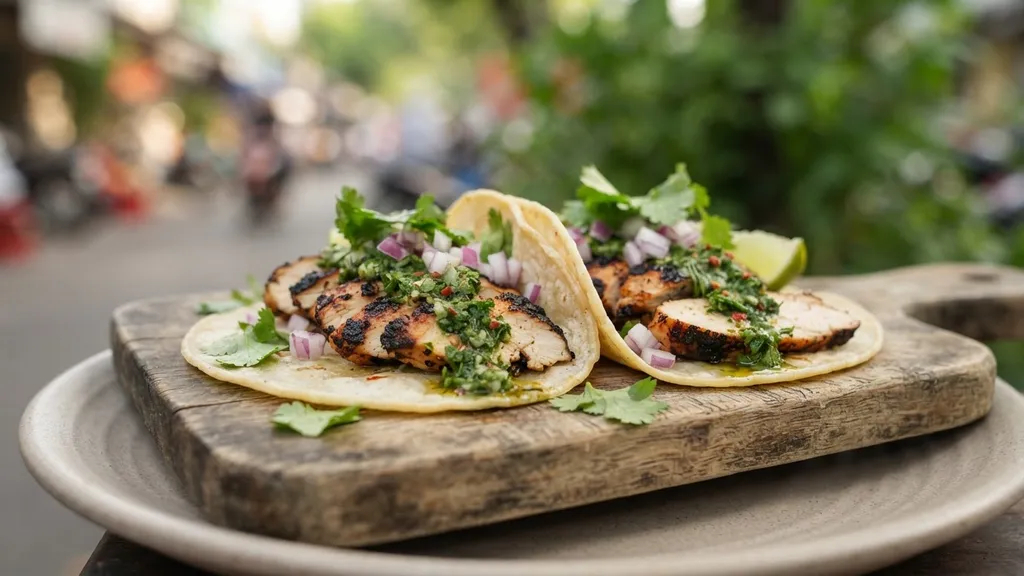 Chicken Chimichurri Tacos