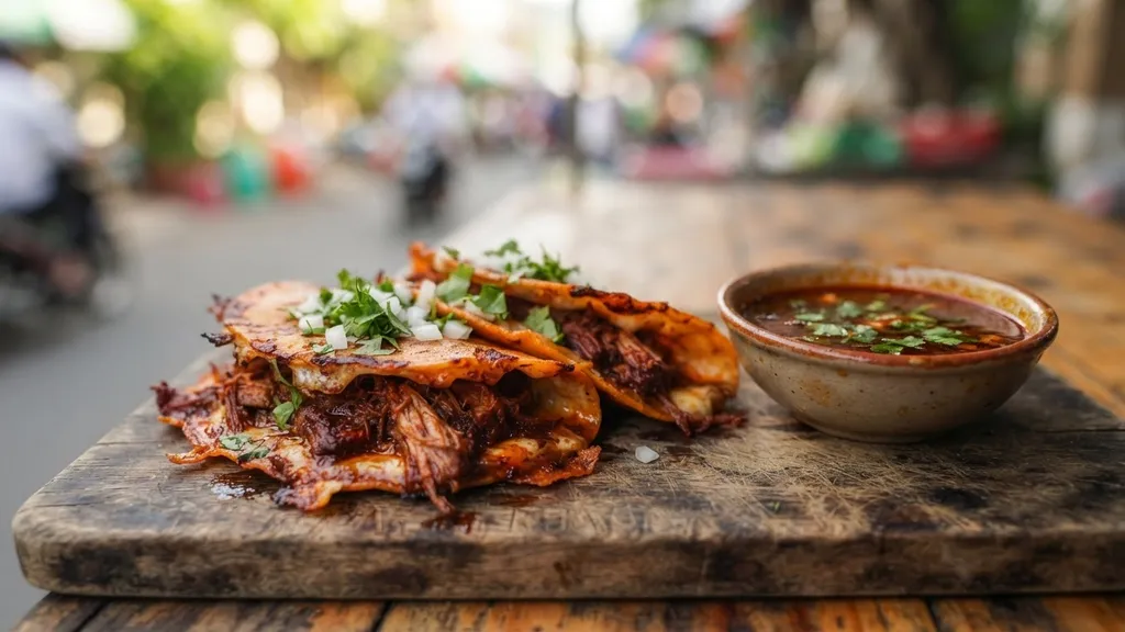 Slow-Cooked Pork Birria Tacos