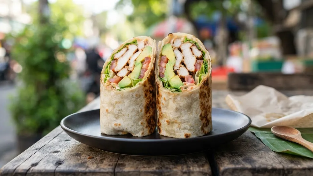 Grilled Chicken Avocado & Veggie Wrap