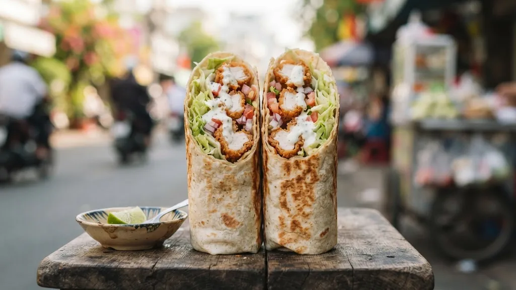 Ranch Fried Chicken Wrap