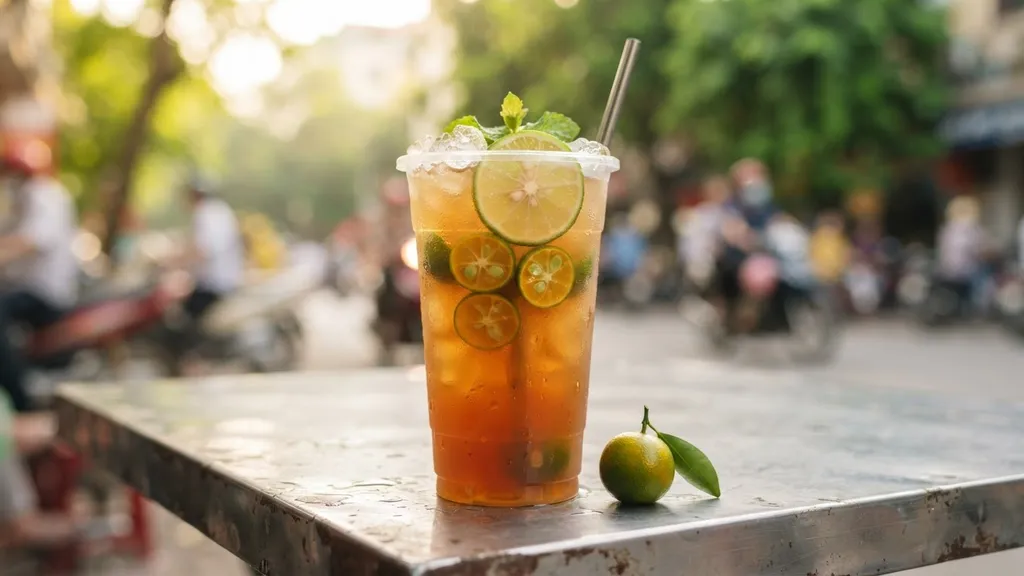 Iced Kumquat Tea