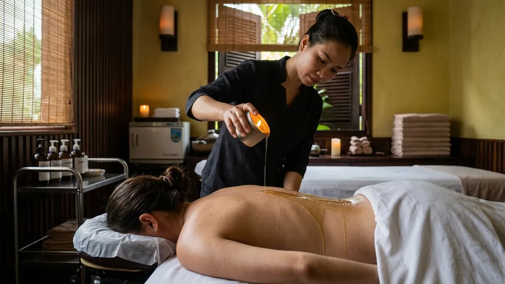 Candle massage