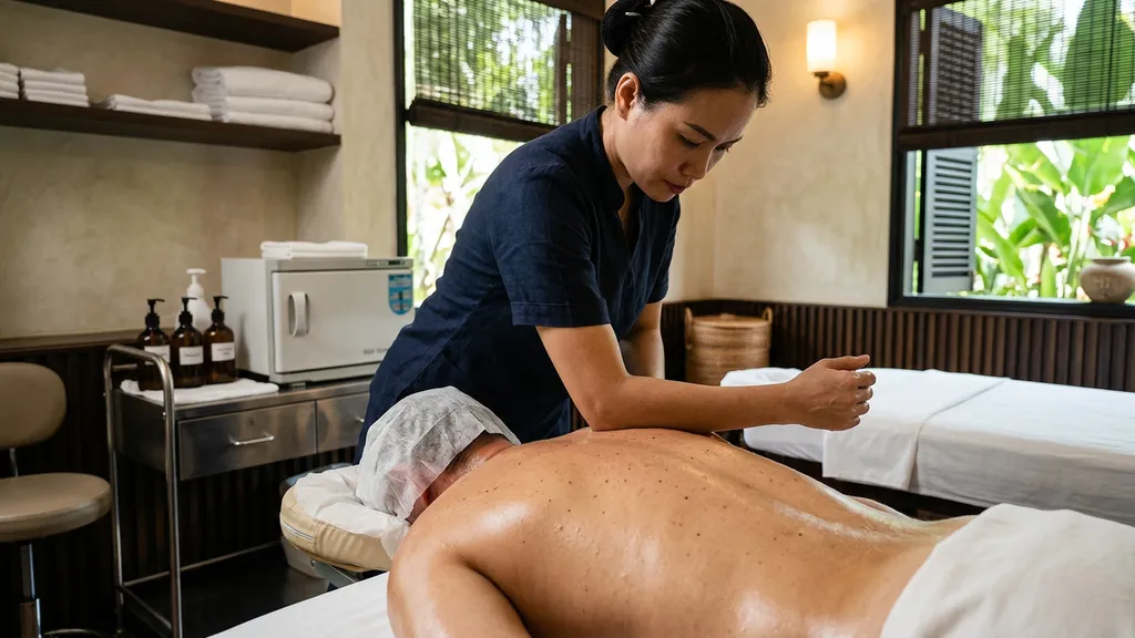 Deep tissue massage
