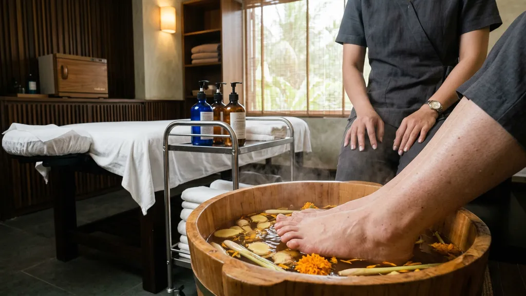 Herbal foot soak