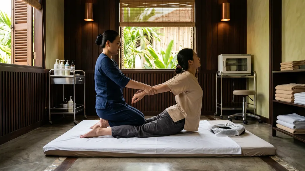 Traditional Thai massage (no oil)